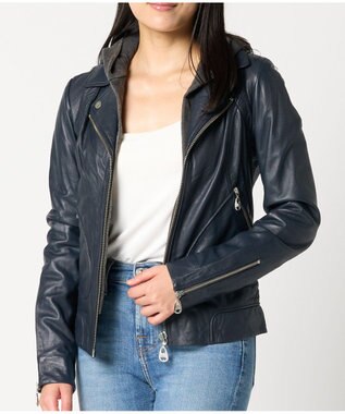 woadblue ＜DOMA＞HOODIE JACKET NAVY NAVY