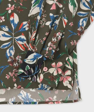 Paul Smith Number Floral ブラウス カーキ