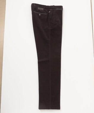 JOSEPH ABBOUD 【キングサイズ・ウエストも伸びる！/ストレッチ/暖かい/オーガニック】オーガニックカルゼストレッチ パンツ ダークブラウン系