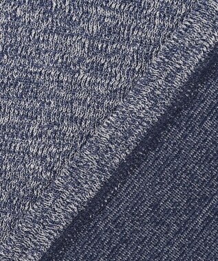 JOSEPH HOMME 【WEB・一部店舗限定】 メランジウィーブ　半袖カットソー ネイビー系