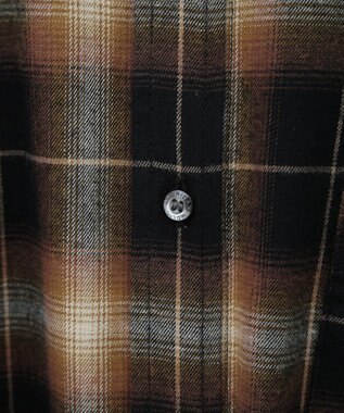 AMERICAN HOLIC バックタックチェックビエラシャツ Camel