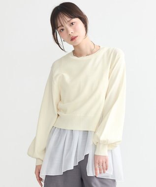 earth music&ecology ＳＥＴ２点サイドスリットニット＋フレアタンク