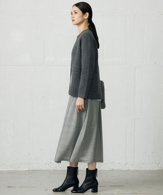 自由区 ラメブークレ アウター スレート