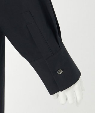 23区 【GOLD LABEL】コットンニドム ピンタックブラウス ブラック系