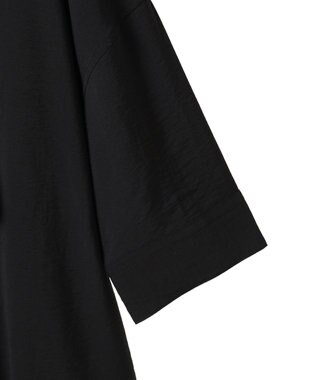 AMERICAN HOLIC 【WEB限定】接触冷感バンドカラーチュニック Black