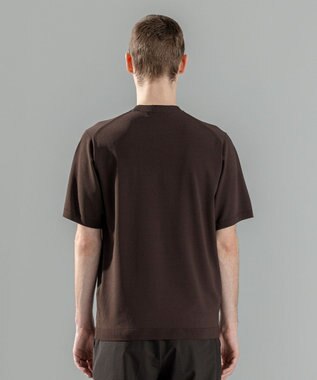 JOSEPH HOMME 【WEB限定カラーあり】【洗える/ストレッチ】リュクスレーヨン　クルーネック半袖ニット ダークブラウン系