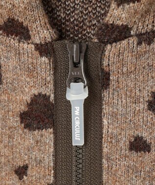 PW CIRCULUS 【MEN】SNOW LEOPARD柄フーディー ベージュ系5