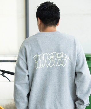 NAVE 【xNAVE】Six Sence Recordコラボ グラフィッククルースウェット ライトグレー系