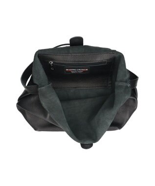 INTER-CHAUSSURES 【ANDREA CARDONE】レザートートバッグ ブラック