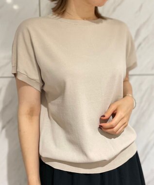 UNFILO 【新色追加！/UVケア/接触冷感/抗菌防臭】スゴ機能 コンパクトニットＴ グレージュ系