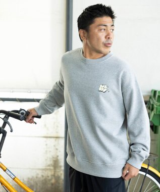 NAVE 【xNAVE】Six Sence Recordコラボ グラフィッククルースウェット ライトグレー系