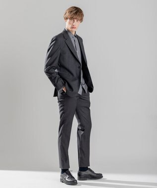 JOSEPH HOMME ACTIVE TROPICAL WOOL SHIRT ライトグレー系