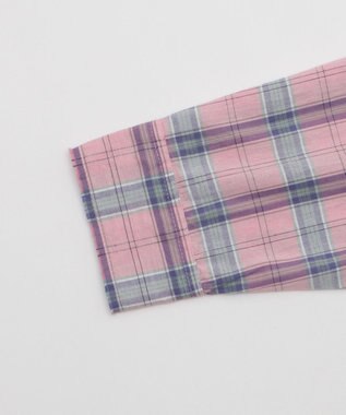 WEGO チェックBIGシャツ ピンク