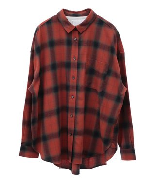 AMERICAN HOLIC バックタックチェックビエラシャツ Red