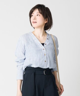 ONWARD Reuse Park 【23区】ブラウス春夏 ネイビー