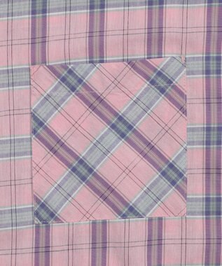 WEGO チェックBIGシャツ ピンク