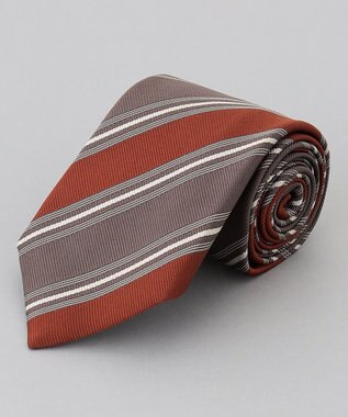 【日本製】西陣ネクタイ_レジメンタルストライプ柄