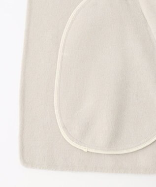 UNFILO 【撥水】ウール混リバー ジレ ベージュ系