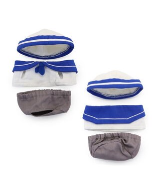 Mother garden しろたん ついてきちゃうマスコット用 着せ替え服  《マリン服 青》 単品 マリン服 青