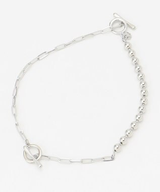 ICB 2WAYメタルネックレス シルバー系