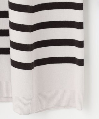 自由区 【洗える/セット可】レーヨンストレッチ Vネックニット ライトグレー系1