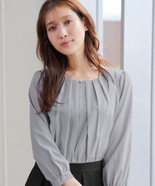 Tiaclasse 【ダブルクロス】シフォンドッキングワンピース ブラック