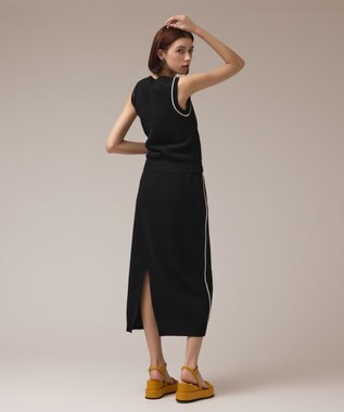 GRACE CONTINENTAL カノコニットスカート ブラック