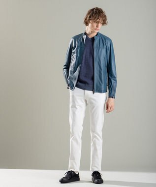 JOSEPH HOMME ライトアムンゼン　Ｖネックニット ネイビー系