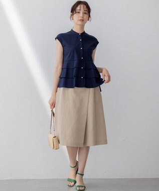 組曲 【WEB限定】ラップパンツ ベージュ系