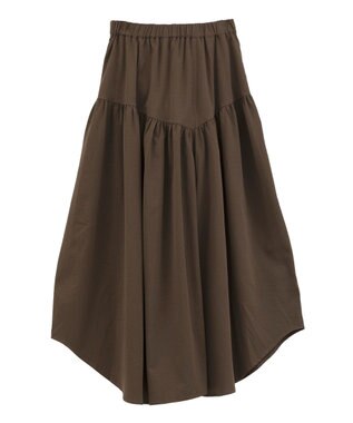 Green Parks ・ＥＬＥＮＣＡＲＥ　ＤＵＥ　袖付デザインスカート Brown