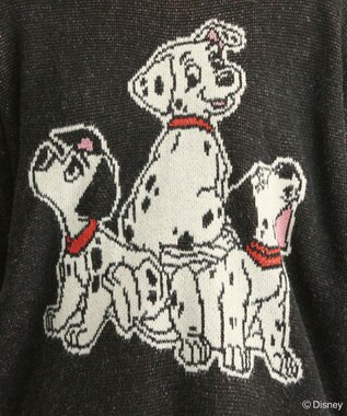 Green Parks １０１匹わんちゃん／ジャガードニット Black