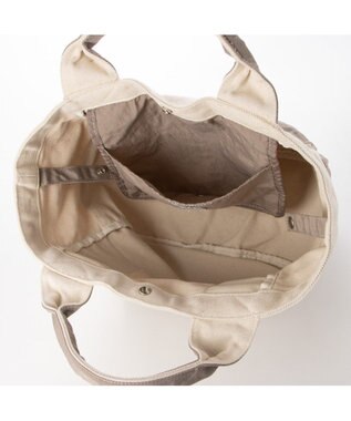 UNBILLION cachecache 製品洗いキャンバス×ナイロントートL グレー