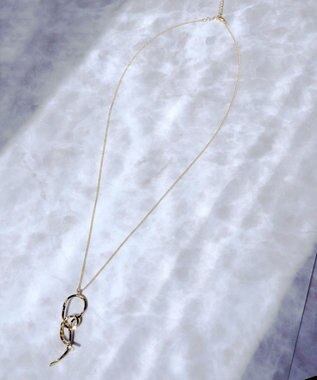 Tiaclasse 【安田美沙子さん着用】ノベルツイストネックレス ゴールド