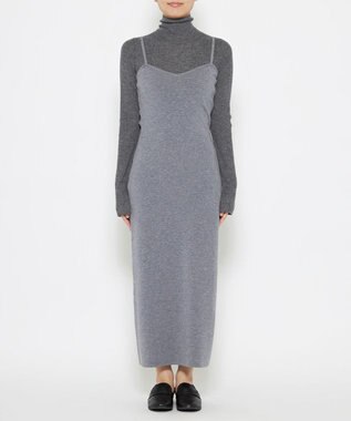 uncrave メリノウール キャミワンピース（uncrave WHITE） ミッドグレー