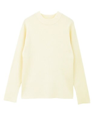 AMERICAN HOLIC バイパチリブモックネックニットプルオーバー Ivory