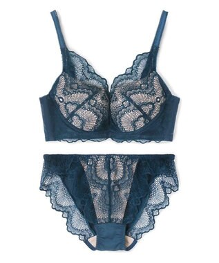 San-ai Resort（三愛水着楽園） 【新色アッシュローズ・アッシュグレー追加】 カシュクール脇高ブラジャー＆ショーツ