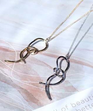 Tiaclasse 【安田美沙子さん着用】ノベルツイストネックレス シルバー