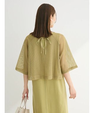 Green Parks ＳＥＴ２点　メッシュ＋ノースリーブワンピース Green