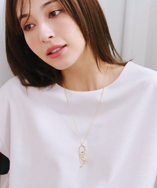 Tiaclasse 【安田美沙子さん着用】ノベルツイストネックレス ゴールド