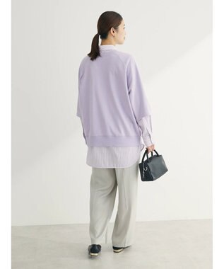 Green Parks BEST PRICE ２ｗａｙ ミニ裏毛ロゴトレＴＥＥ Lilac