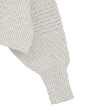 Green Parks ■ＥＳＣＡＲ　ピンタックスリーブニット Off White