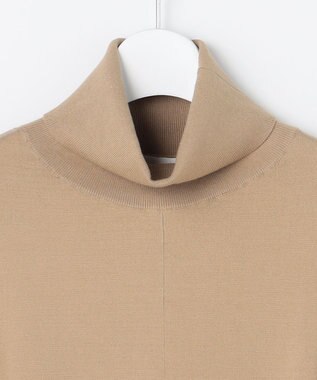 自由区 S ウォームレーヨンストレッチハイネック ニット モカ