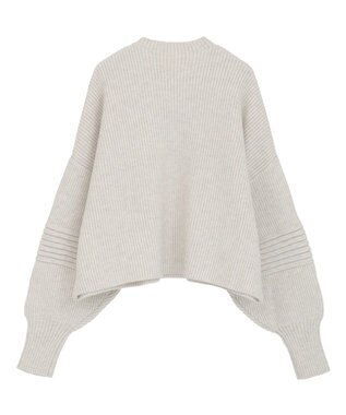 Green Parks ■ＥＳＣＡＲ　ピンタックスリーブニット Off White