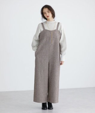 Green Parks ■ＥＳＣＡＲ　ピンタックスリーブニット Off White