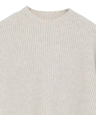 Green Parks ■ＥＳＣＡＲ　ピンタックスリーブニット Off White