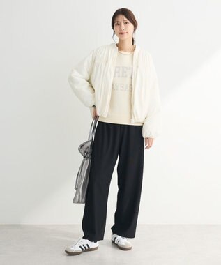 Green Parks 中綿シャーリングブルゾン Ivory