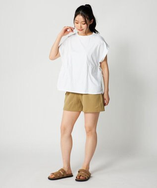 OP／FILA 【Ocean Pacific】ドロストTシャツ付き４点セット水着 カーキ