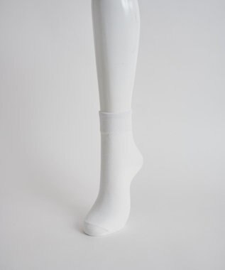 WEGO 平無地ソックス（丈14cm） ホワイト