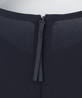 自由区 【セットアップ対応・UVカット・接触冷感・洗える】ライトストレッチ ブラウス ネイビー