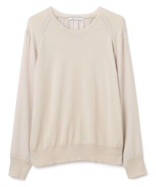 BEIGE， 【WEB限定・洗える】LECERF / ドッキングニットトップス Greige
